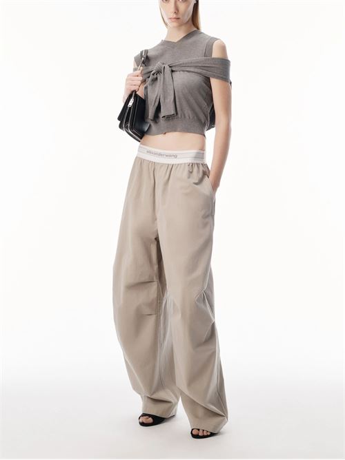 Pantalone con logo ALEXANDER WANG | 1WC3264062051